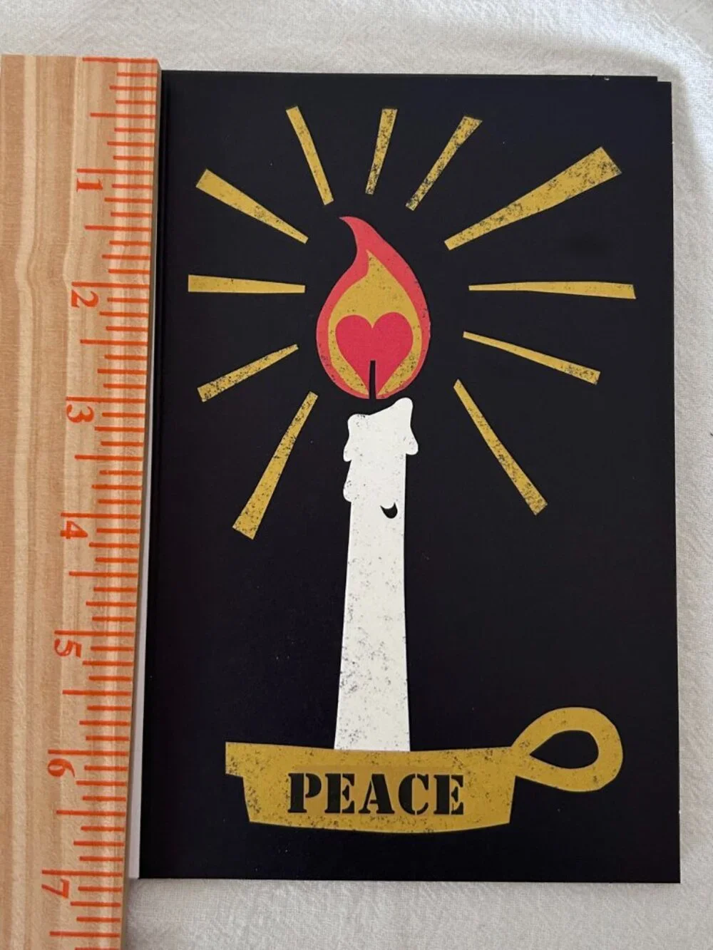 Set of 10 Peace Greeting Cards and 10 Matching White Envelopes